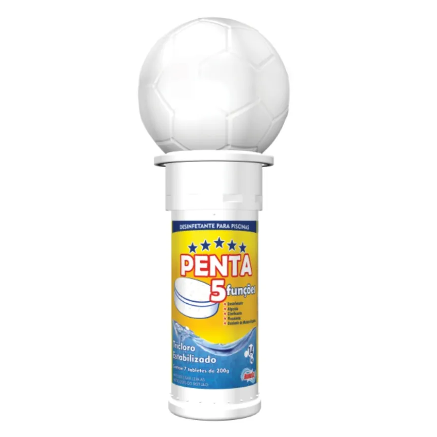 Clorador flutuante penta 1,4kg hidroall