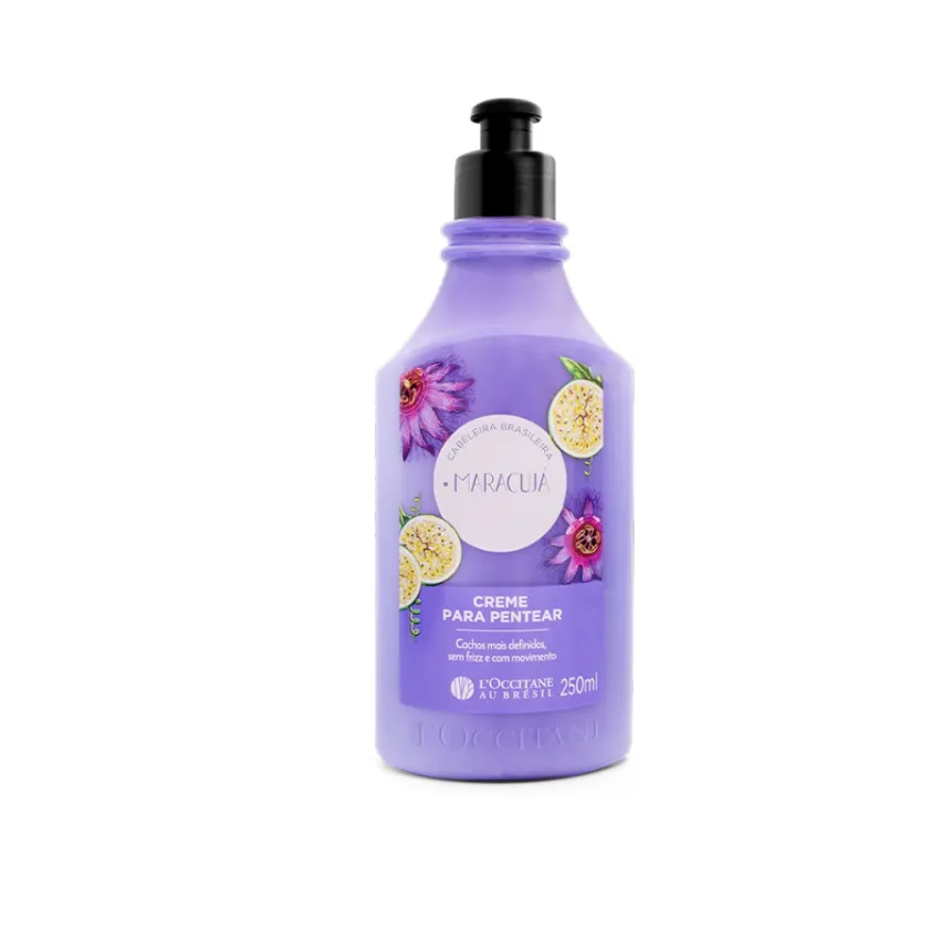 Creme para pentear cabeleira cacheada maracujá 250ml loccitane