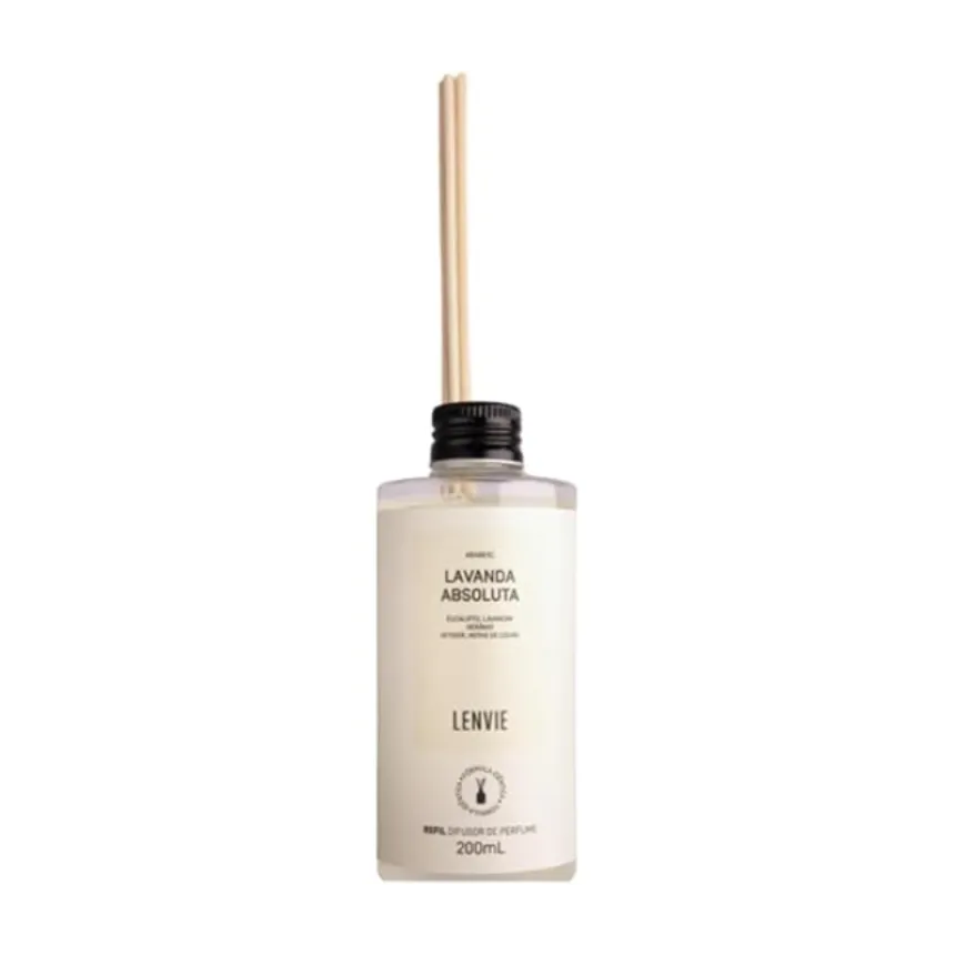 Refil Difusor De Ambiente Lavanda Absoluta  200ml Lenvie