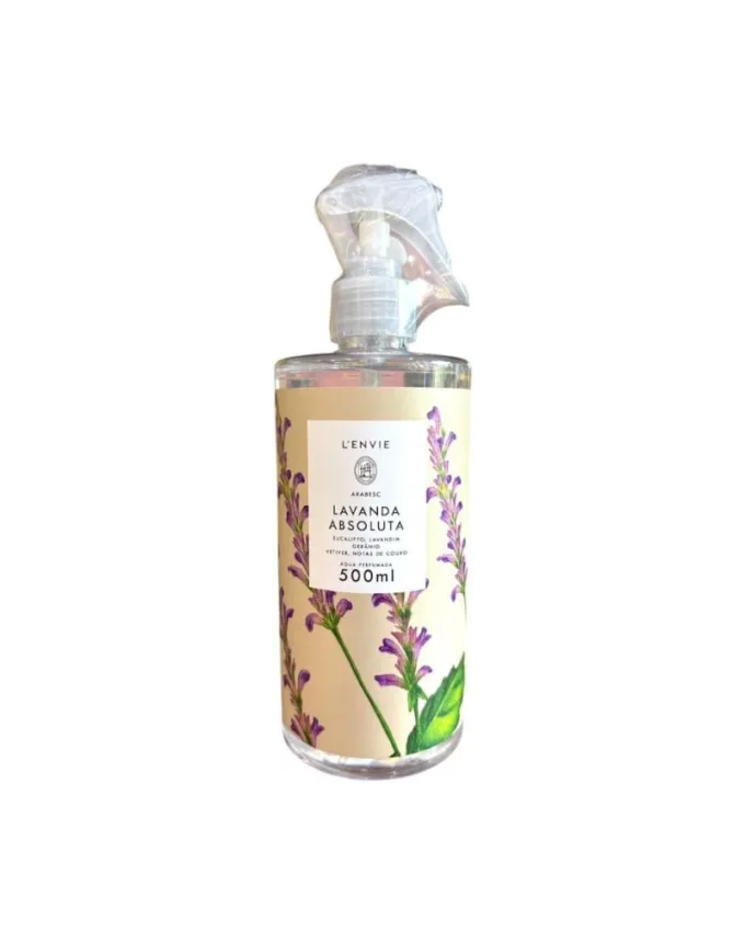 Água Perfumada Lavanda Absoluta 500ml Lenvie