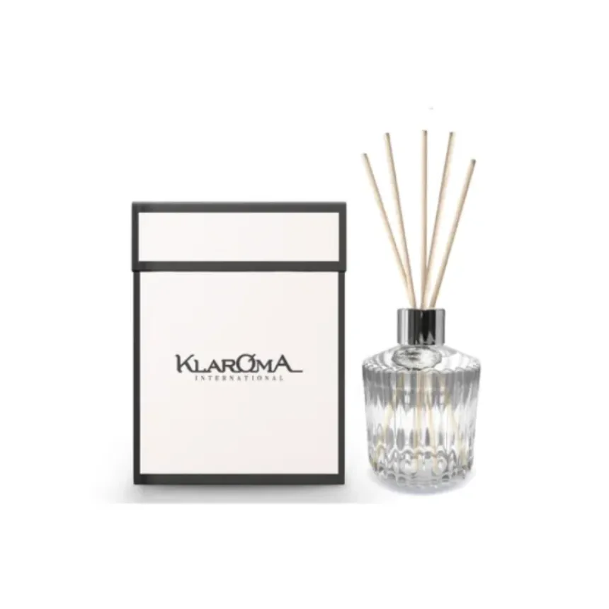 Difusor Perfume Rosa e Almíscar Milano Prata 250ml Klaroma