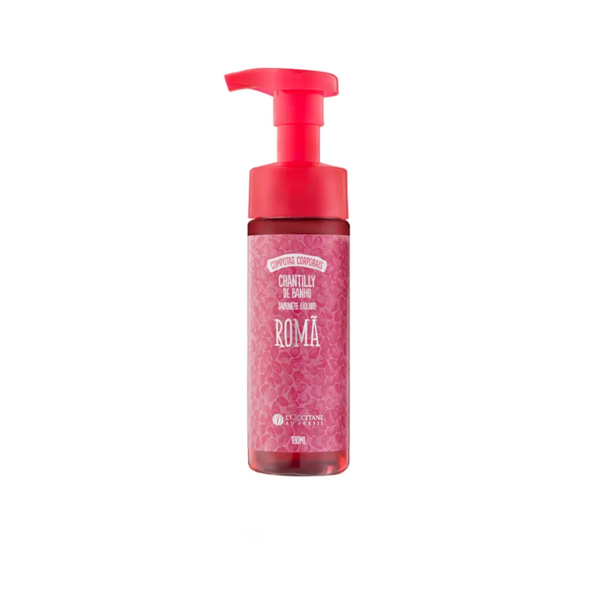 Chantilly de banho sabonete líquido romã 175ml loccitane