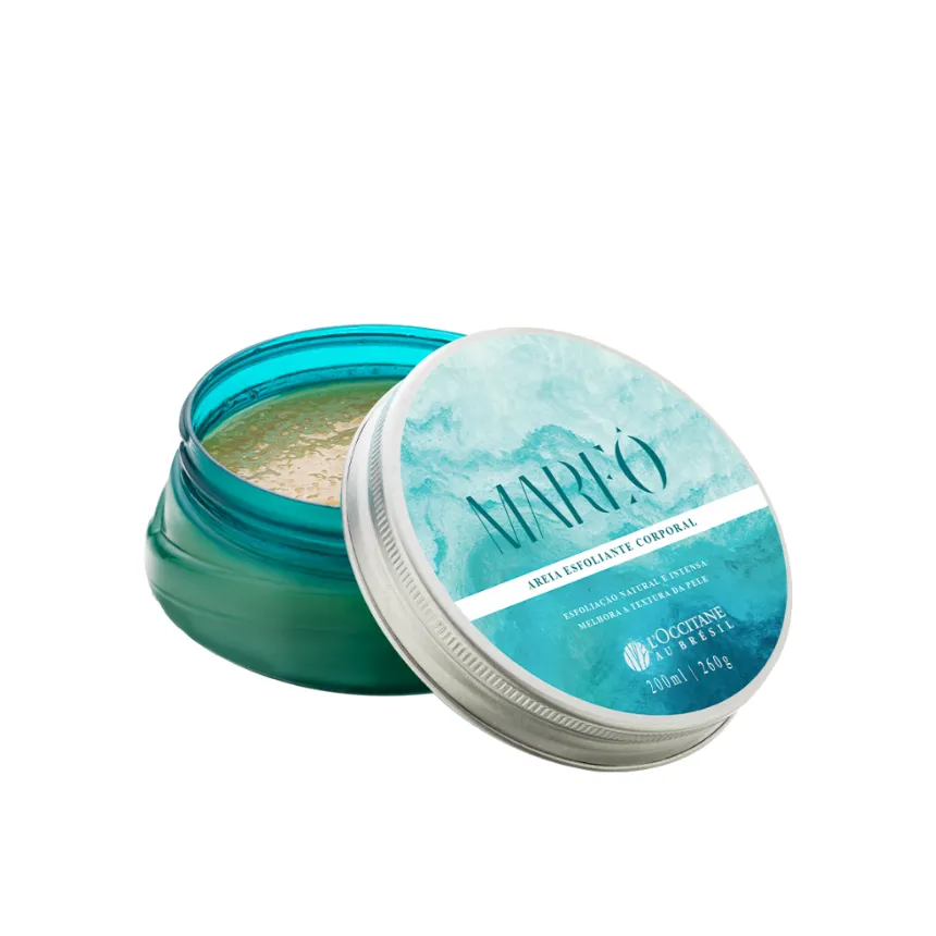Areia esfoliante corporal mareô 200ml loccitane