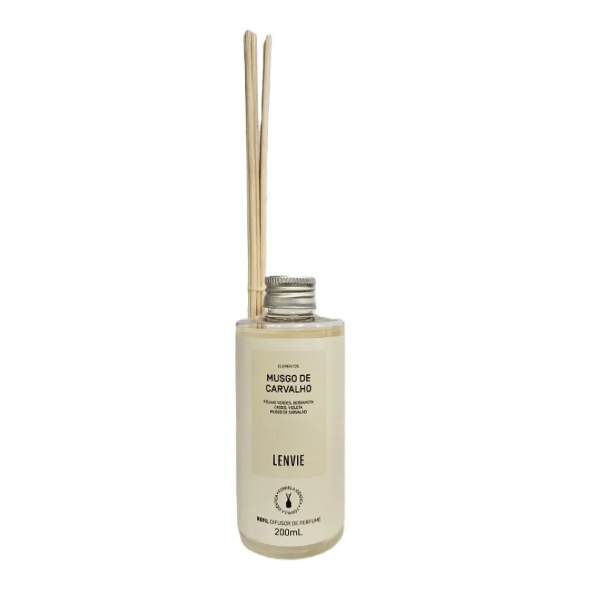 Refil Difusor De Ambiente Musgo de Carvalho 200ml Lenvie
