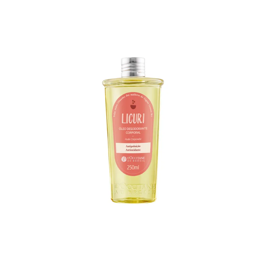 Óleo desodorante corporal licuri 250ml loccitane