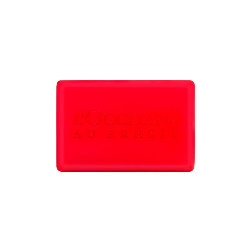 Sabonete vegetal vermelho bromélia 75g loccitane