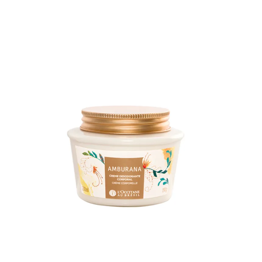 Creme desodorante corporal amburana 200ml loccitane