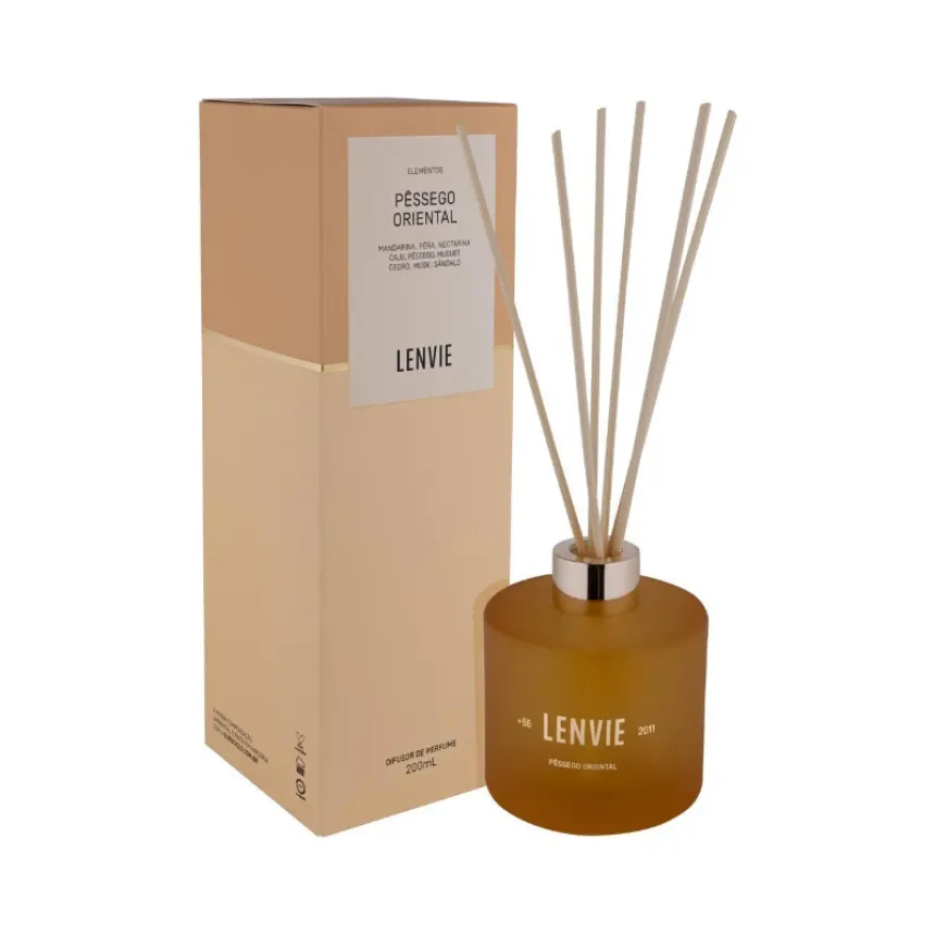 Difusor De Aromas Pêssego Oriental 200ml Lenvie