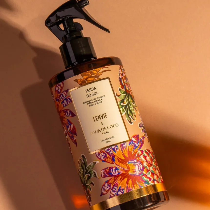 Água perfumada agua de coco 500ml lenvie
