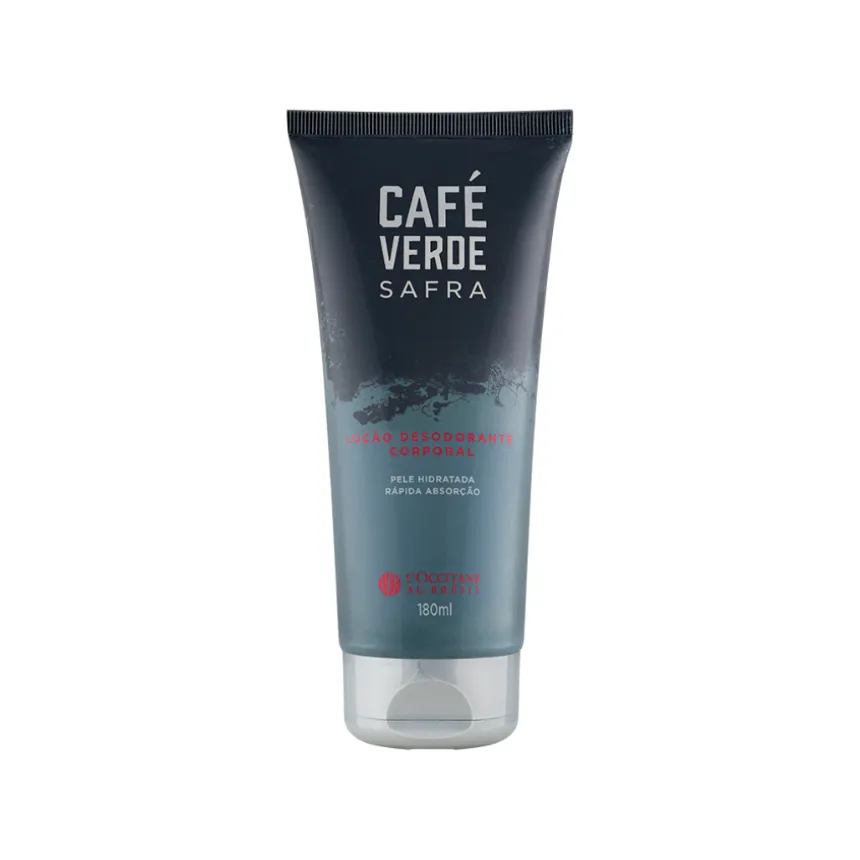 Loção desodorante corporal café verde safra 180ml loccitane
