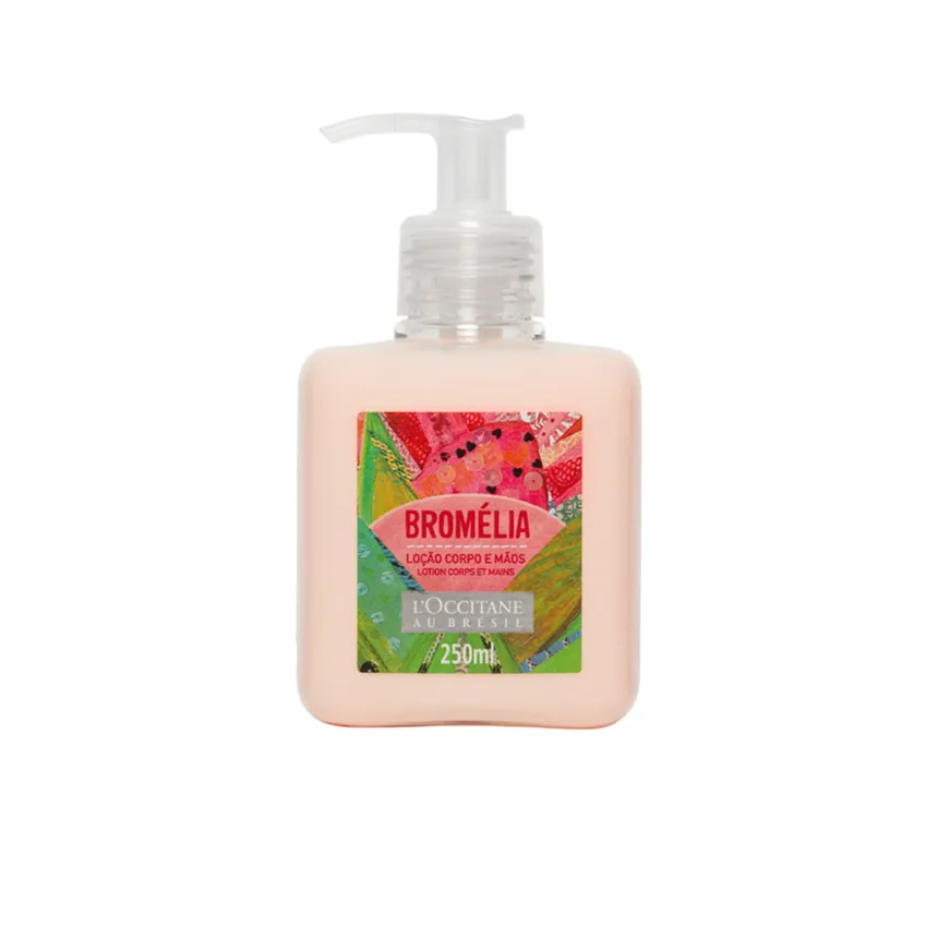 Loção desodorante corporal e mãos bromélia 250ml loccitane