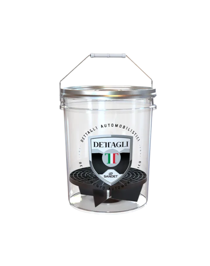 Balde com separador de partículas sandet