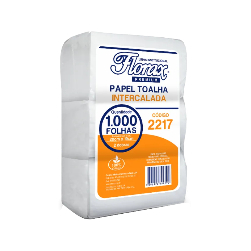Papel Interfolhado Premium  20x19 Florax