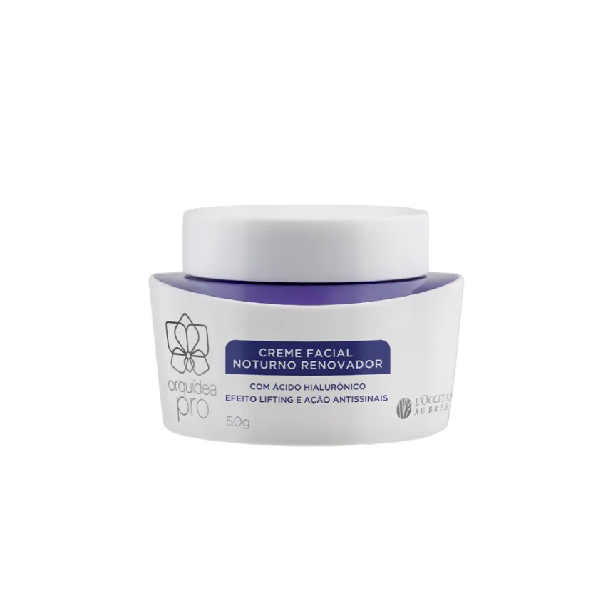 Creme facial noturno renovador orquídea pro 50g loccitane