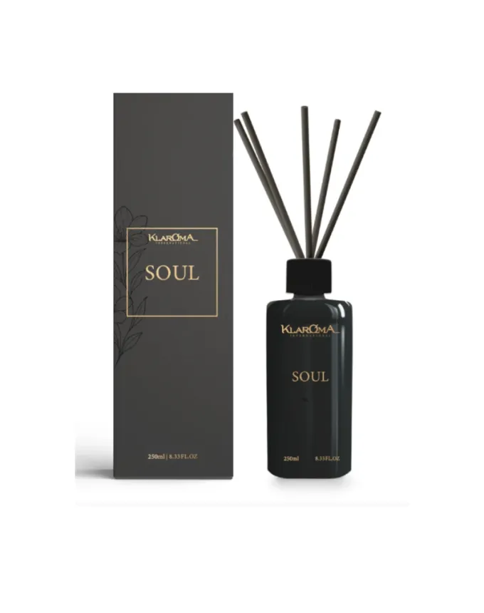 Difusor perfume soul square black 250 ml klaroma