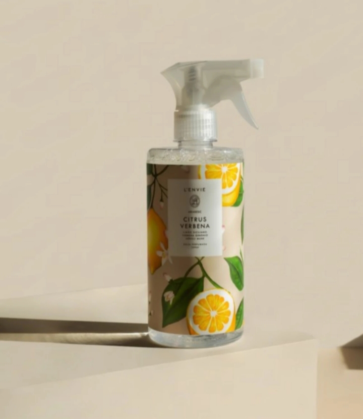 Água perfumada citrus verbena 500ml lenvie