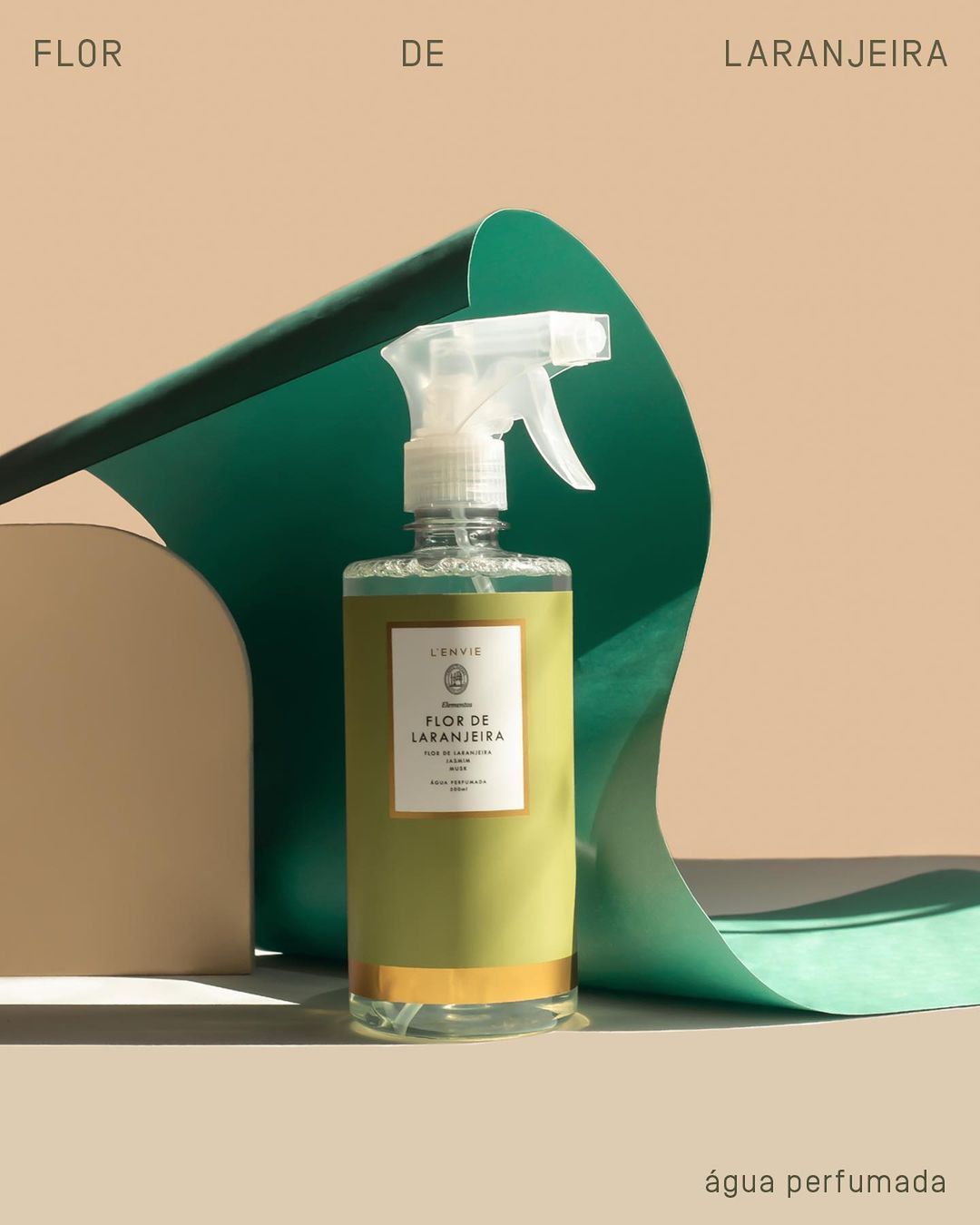 Água perfumada flor de laranjeira 500ml lenvie