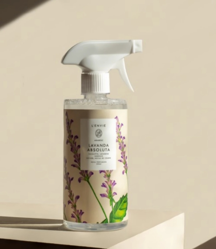 Água perfumada lavanda absoluta 500ml lenvie