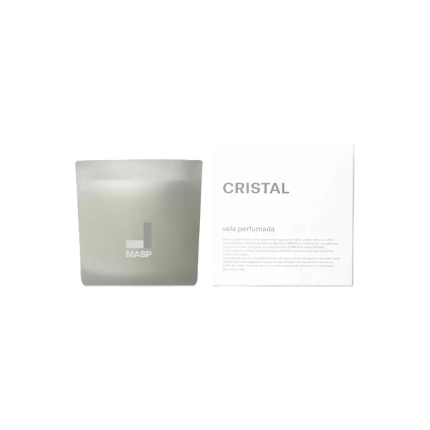 Vela perfumada cristal 170g lenvie