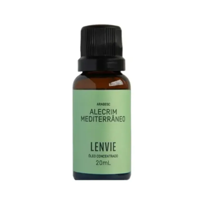 Óleo Concentrado Alecrim Mediterrâneo 20ml Lenvie