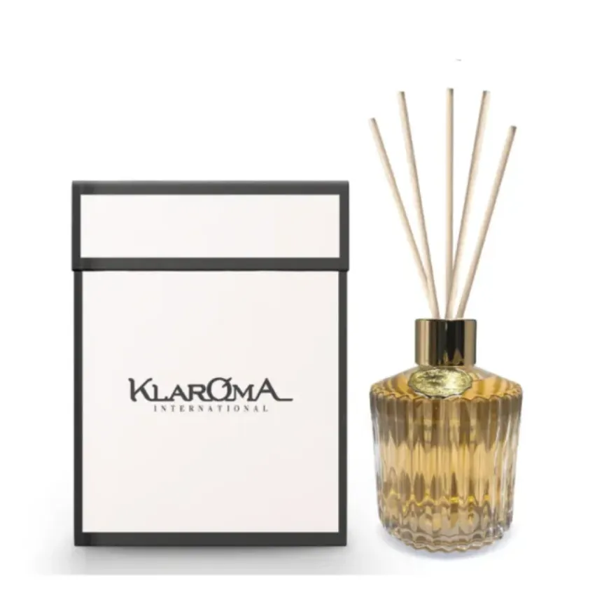 Difusor Perfume Freesia Âmbar Milano 250ml Dourado Klaroma