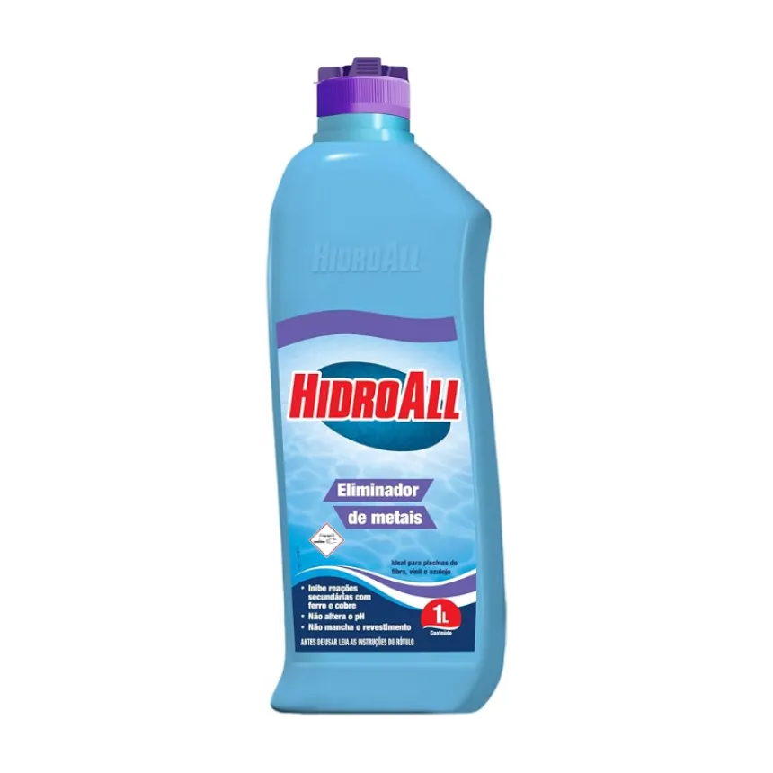 Eliminador De Metais 1 Litro Hidroall