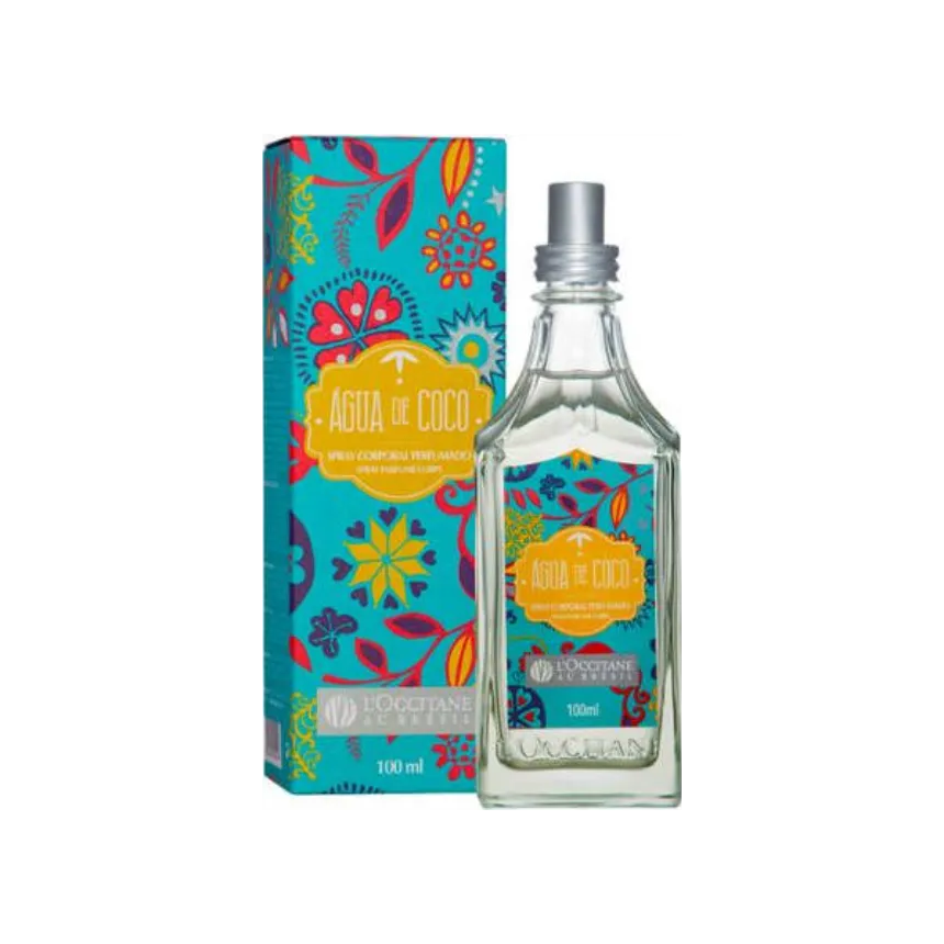 Spray corporal perfumado água de coco 100ml loccitane