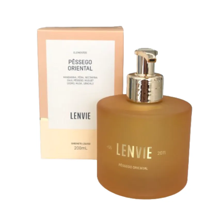 Sabonete Líquido Pêssego Oriental 200ml - Lenvie