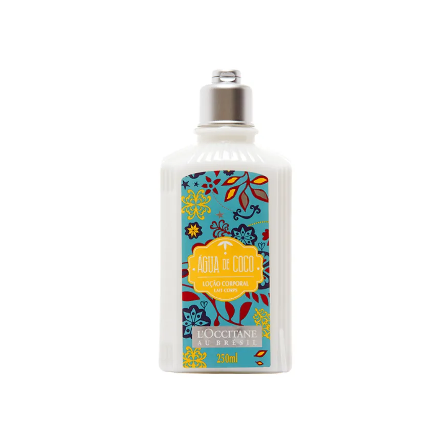 Loção desodorante corporal água de coco 250ml loccitane